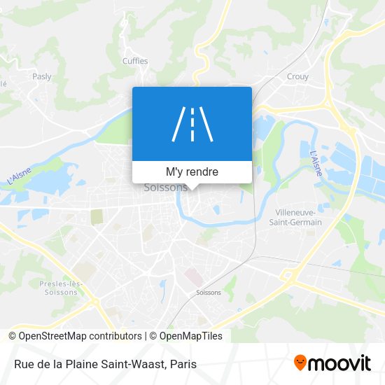 Rue de la Plaine Saint-Waast plan