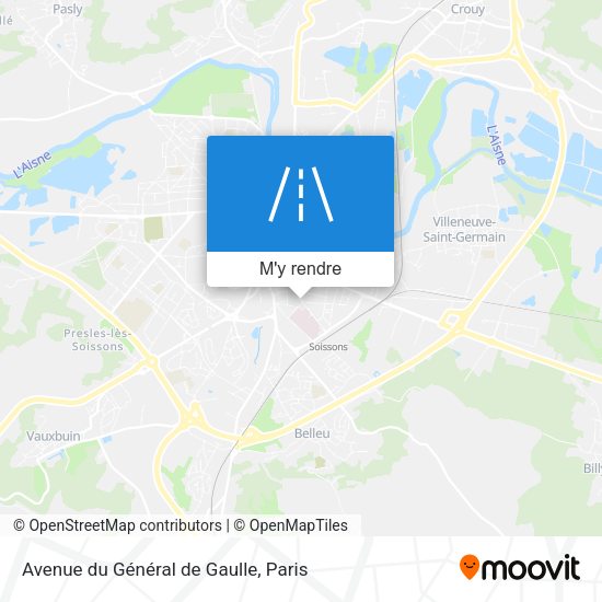 Avenue du Général de Gaulle plan