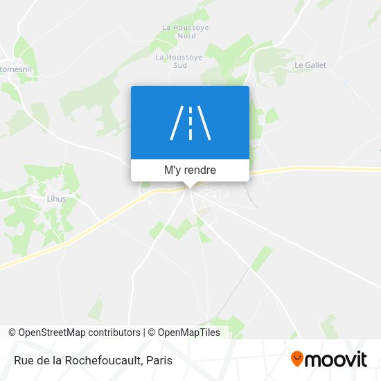 Rue de la Rochefoucault plan