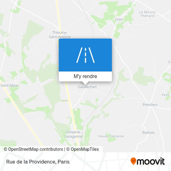 Rue de la Providence plan