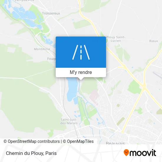 Chemin du Plouy plan