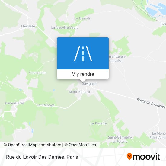 Rue du Lavoir Des Dames plan