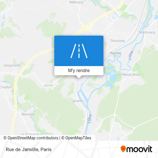 Rue de Janville plan