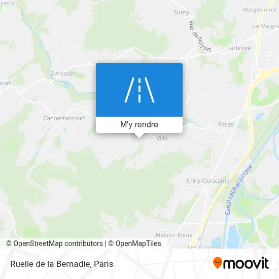 Ruelle de la Bernadie plan