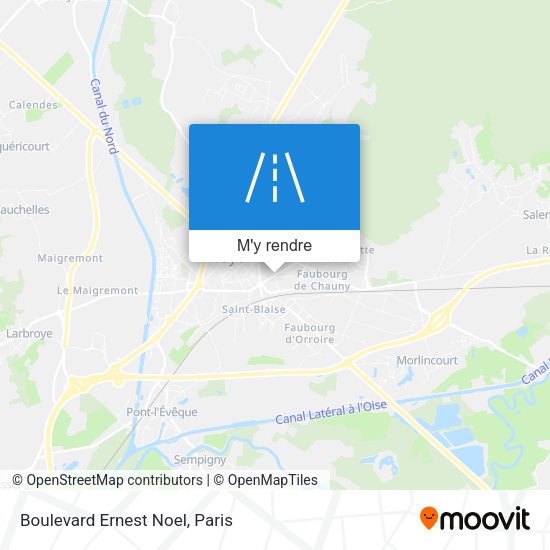 Boulevard Ernest Noel plan