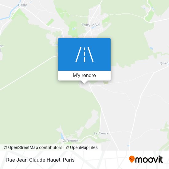 Rue Jean-Claude Hauet plan