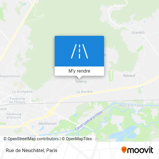 Rue de Neuchâtel plan