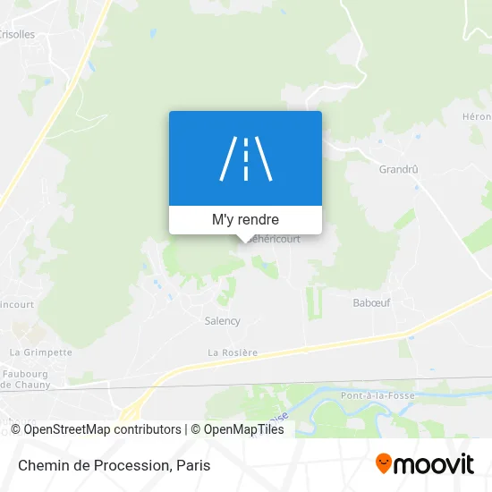 Chemin de Procession plan