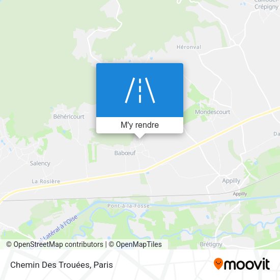 Chemin Des Trouées plan