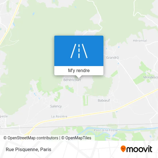 Rue Pisquenne plan