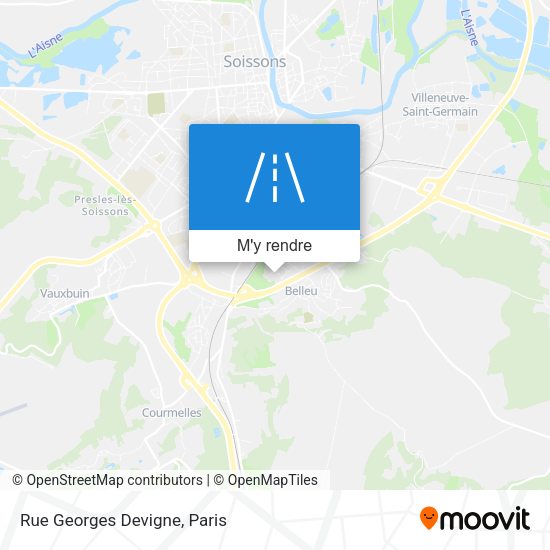 Rue Georges Devigne plan