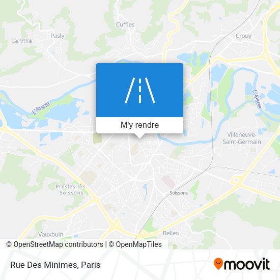 Rue Des Minimes plan