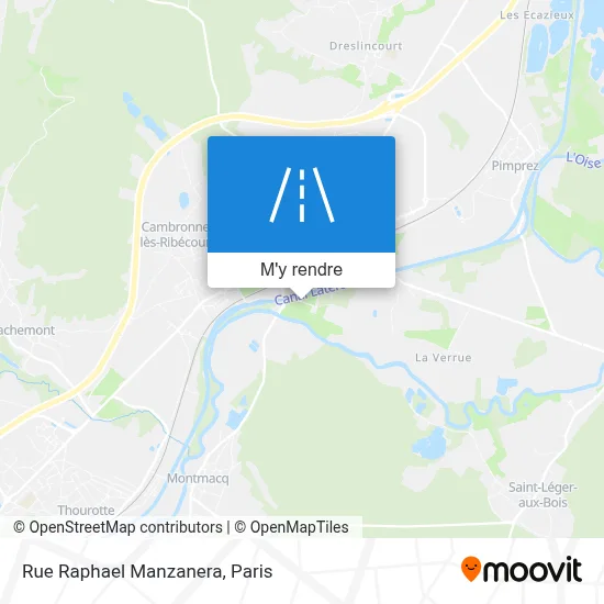 Rue Raphael Manzanera plan