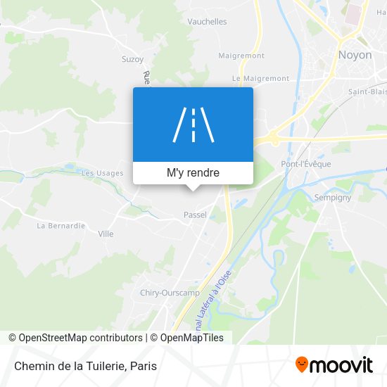 Chemin de la Tuilerie plan