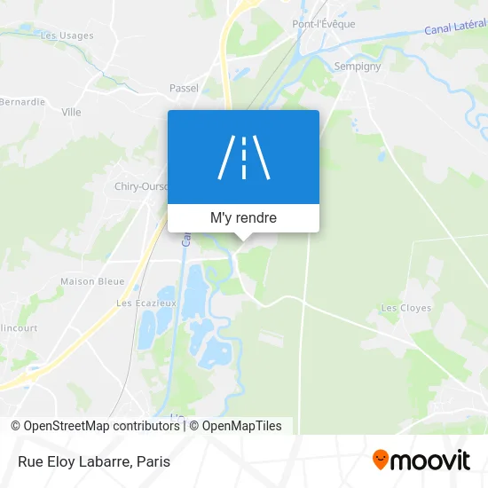 Rue Eloy Labarre plan