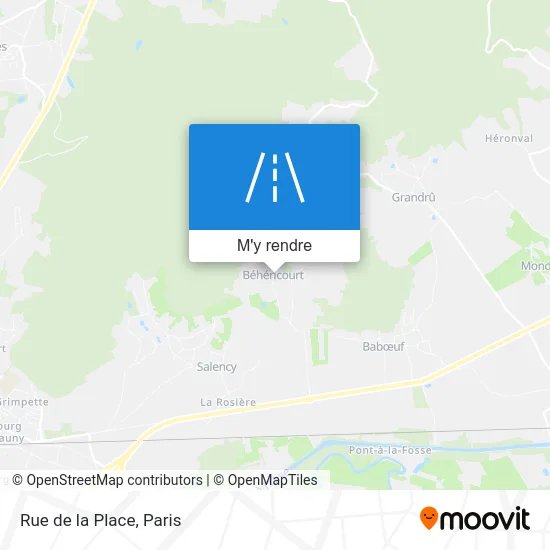 Rue de la Place plan