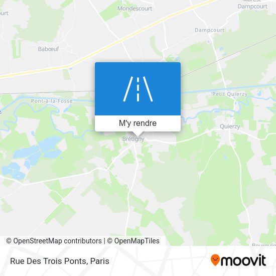 Rue Des Trois Ponts plan