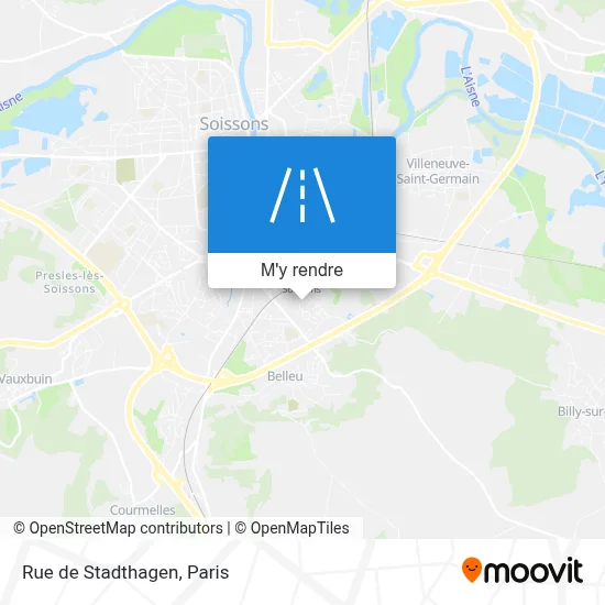 Rue de Stadthagen plan