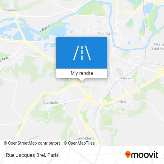 Rue Jacques Brel plan