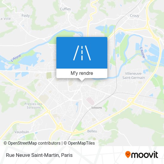 Rue Neuve Saint-Martin plan