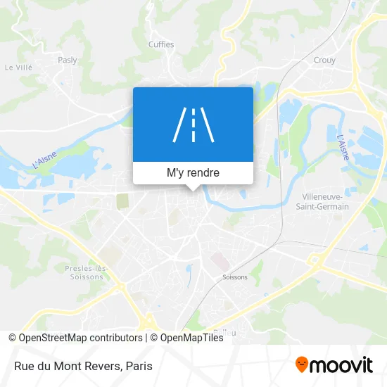 Rue du Mont Revers plan