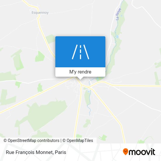 Rue François Monnet plan