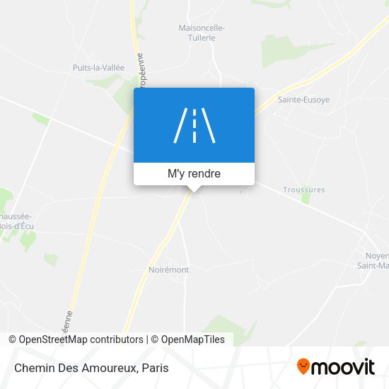 Chemin Des Amoureux plan