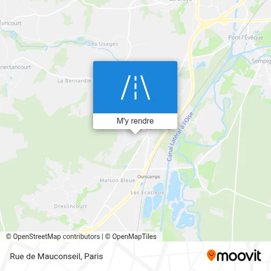 Rue de Mauconseil plan