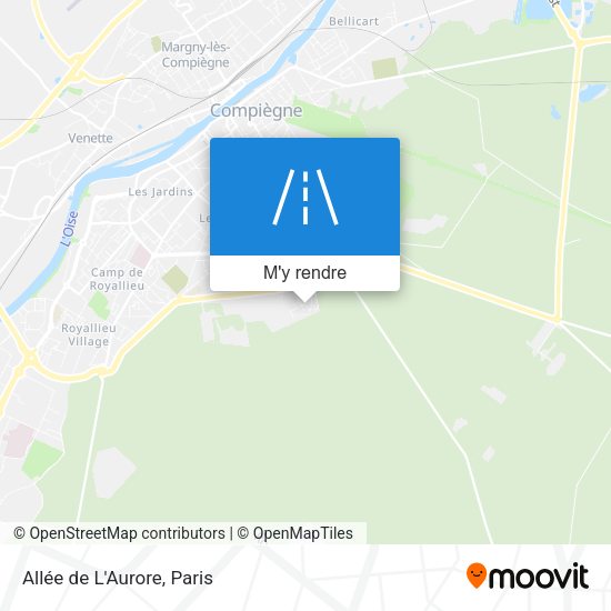Allée de L'Aurore plan