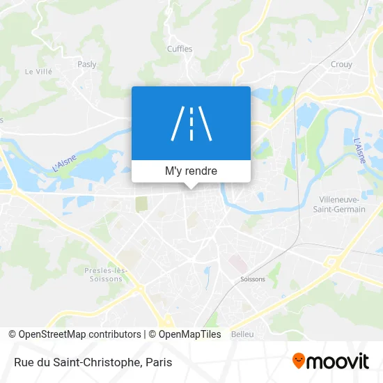 Rue du Saint-Christophe plan