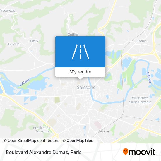 Boulevard Alexandre Dumas plan