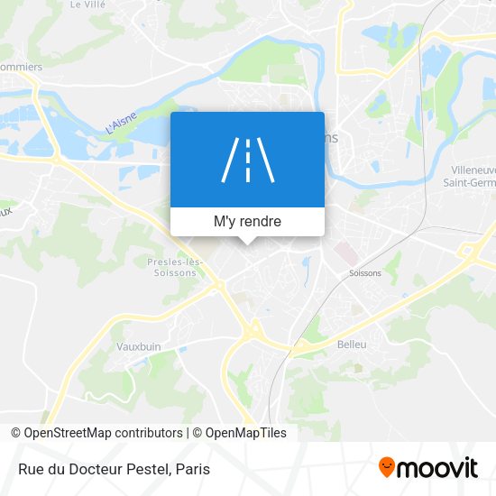 Rue du Docteur Pestel plan