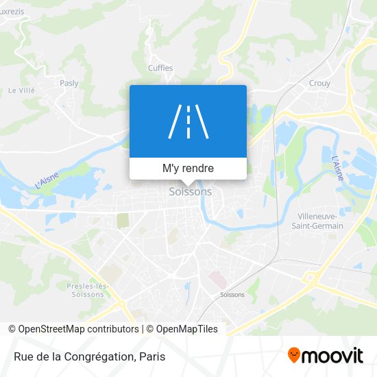 Rue de la Congrégation plan