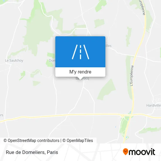 Rue de Domeliers plan
