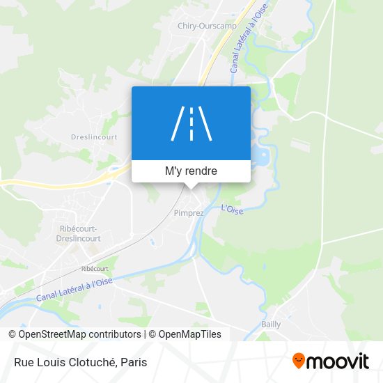Rue Louis Clotuché plan