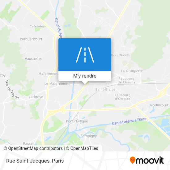 Rue Saint-Jacques plan