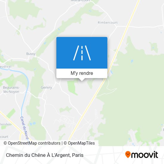 Chemin du Chêne À L'Argent plan