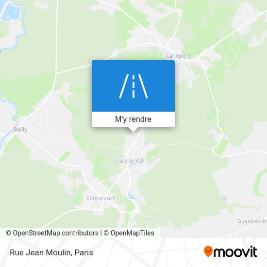 Rue Jean Moulin plan