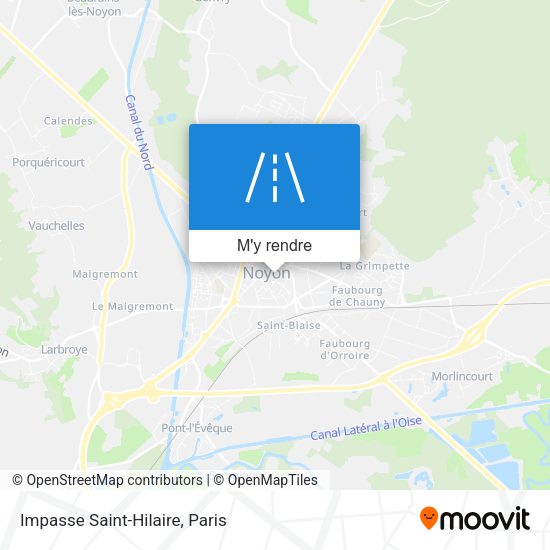 Impasse Saint-Hilaire plan