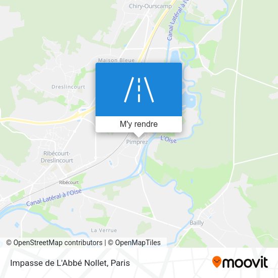 Impasse de L'Abbé Nollet plan