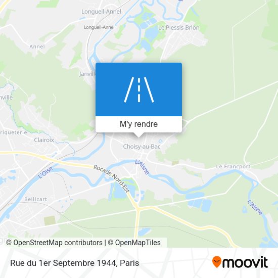 Rue du 1er Septembre 1944 plan
