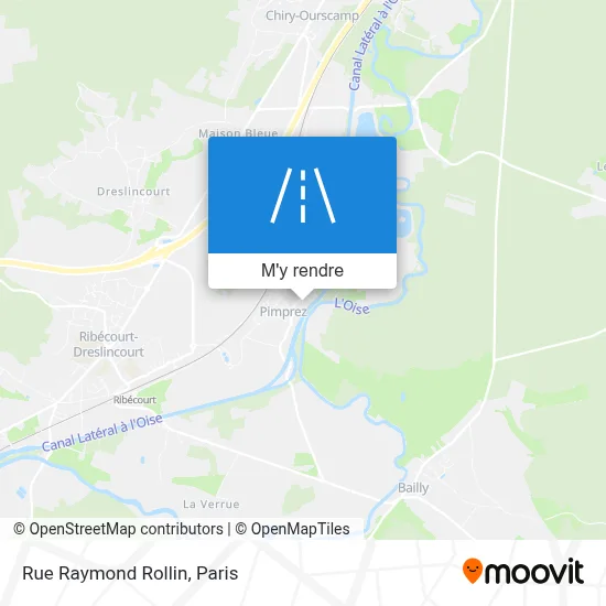 Rue Raymond Rollin plan