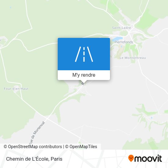 Chemin de L'École plan