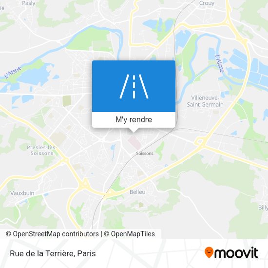 Rue de la Terrière plan