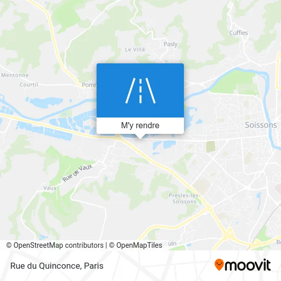 Rue du Quinconce plan