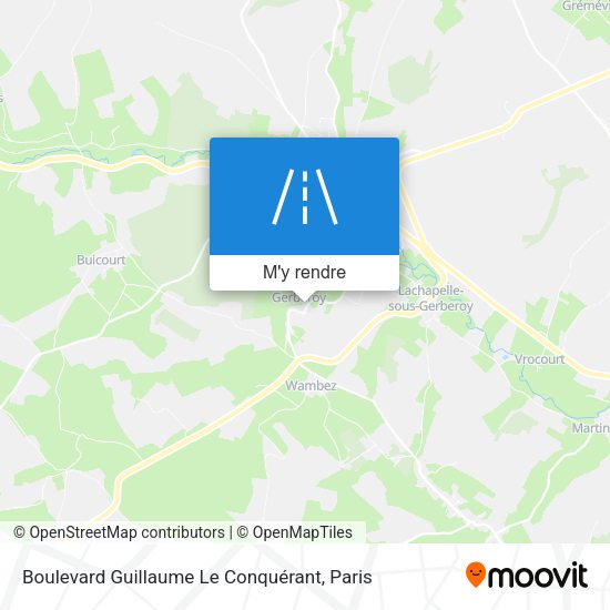Boulevard Guillaume Le Conquérant plan