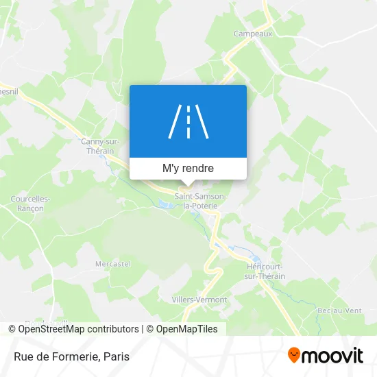 Rue de Formerie plan