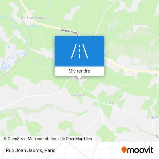 Rue Jean Jaurès plan