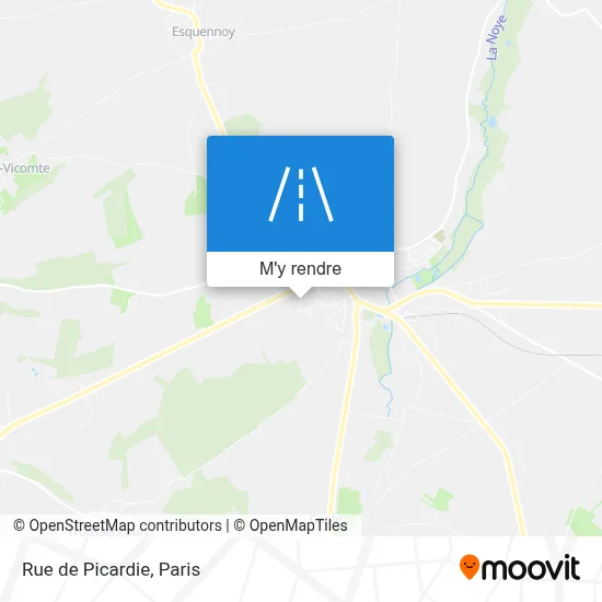 Rue de Picardie plan