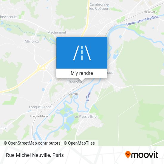 Rue Michel Neuville plan